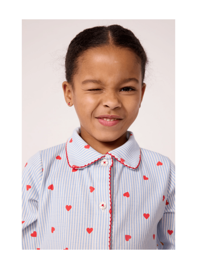 Kinderpyjama - Hartjes - Petit Bateau