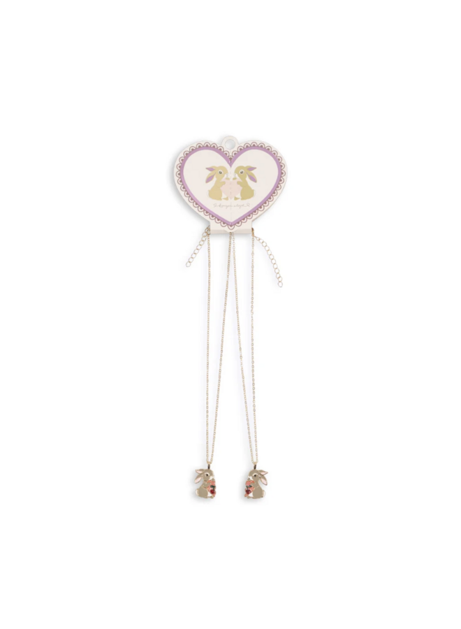 Bunny Bestie Necklace - Gold - Konges Slojd