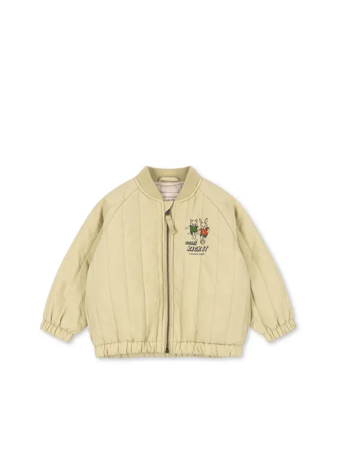 Juno Bomber Jacket - Pale Olive Green - Konges Slojd