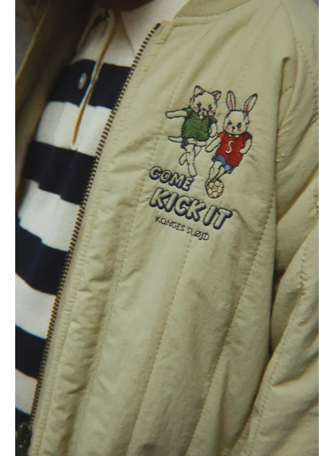 Juno Bomber Jacket - Pale Olive Green - Konges Slojd