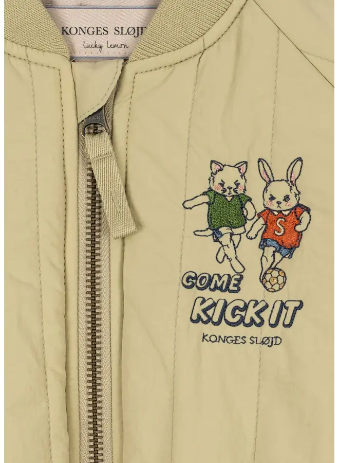 Juno Bomber Jacket - Pale Olive Green - Konges Slojd