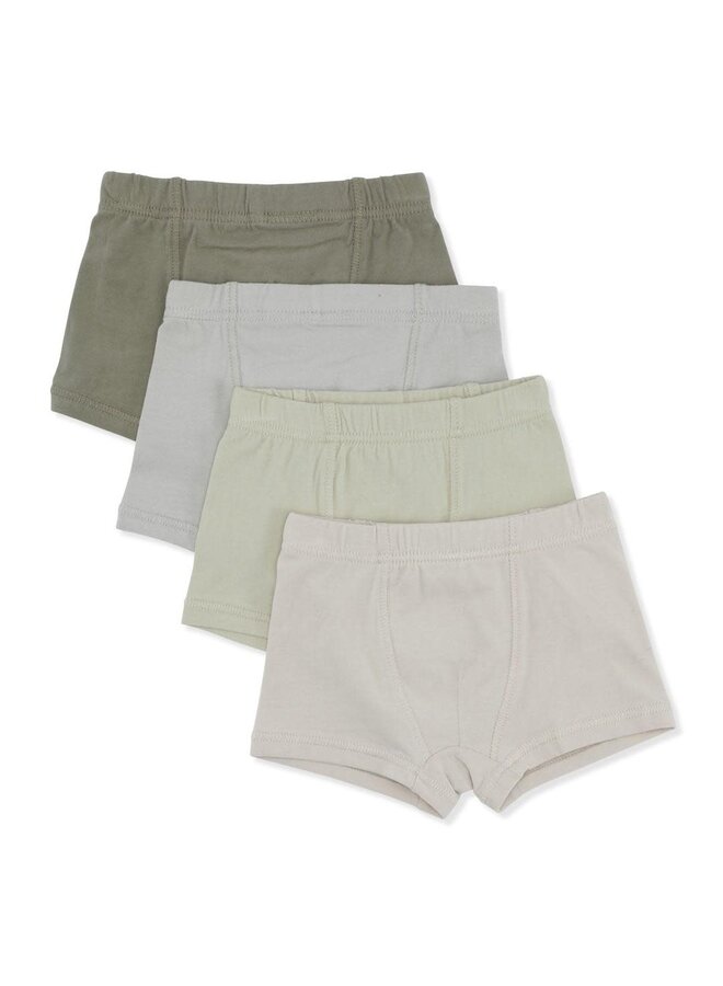 4 Pack Boxers - Shades of Green - Konges Slojd