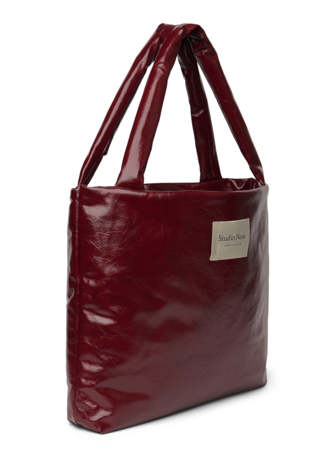 Mom Bag - Burgundy Vegan Leather - Studio Noos