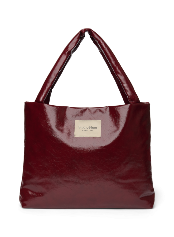 Mom Bag - Burgundy Vegan Leather - Studio Noos