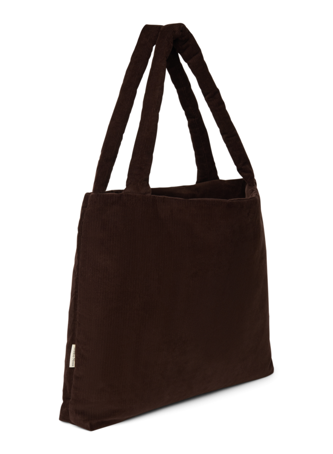 Mom bag - Dark Brown Rib Puffy - Studio Noos