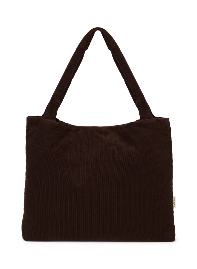 Mom bag - Dark Brown Rib Puffy - Studio Noos