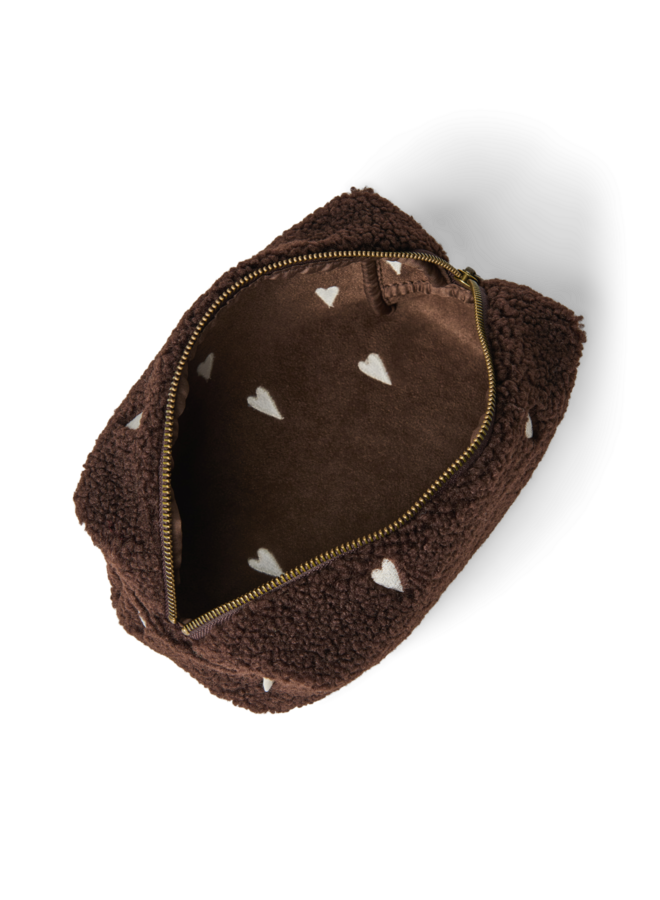Chocolate Teddy Hearts Pouch - Studio Noos
