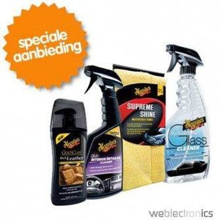 MEGUIARS SUPREME SHINE MICROFIBER X2020 + MEGUIARS INTERIOR PRODUCTEN