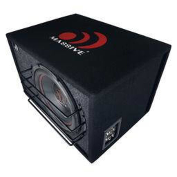 Massive Audio BG12 subwooferkist 12 inch 400 watt dubbel 4 ohm  massive