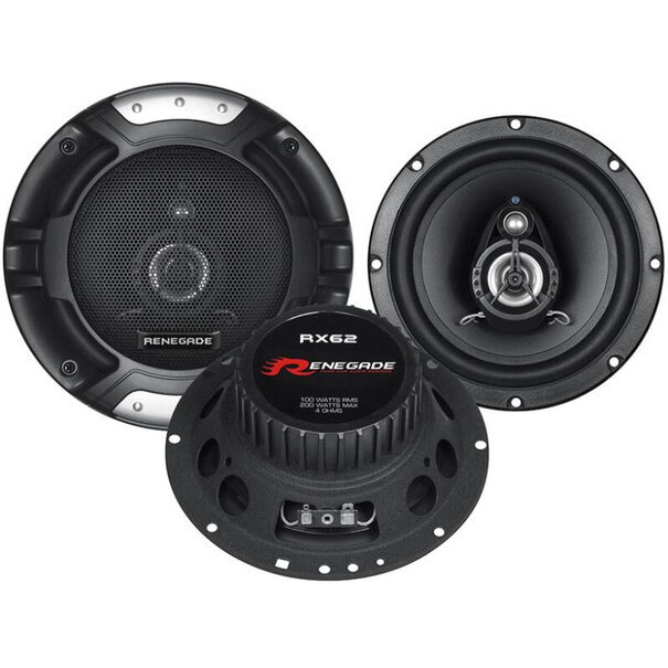 Renegade RX62 Renegade  16,5 cm (6.5") 2-Way Coaxial Speakers