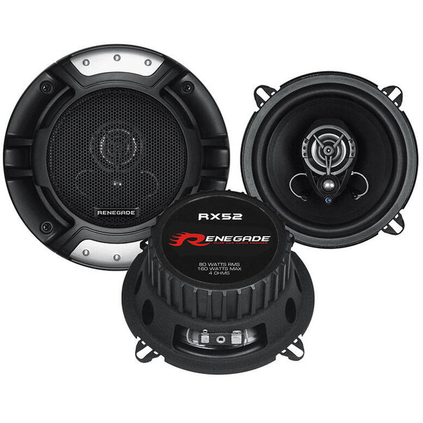 Renegade RX52 Renegade  13 cm (5.25") 2-Way Coaxial Speakers