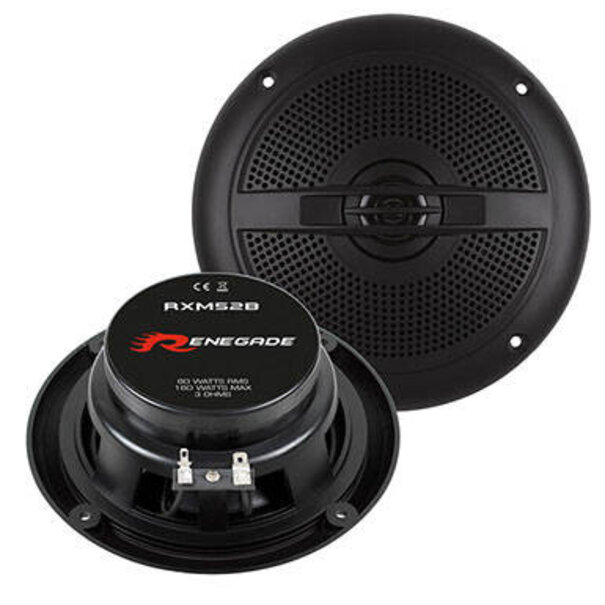 Renegade RXM52B Renegade  13 cm (5.25") Outdoor 2-WayCoaxial Speakers