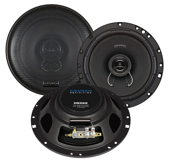 steeg Verzakking Plotselinge afdaling Crunch DSX62 Crunch 16,5 cm (6.5") Coaxial Speakers - Lakro Autostyling en  Audio