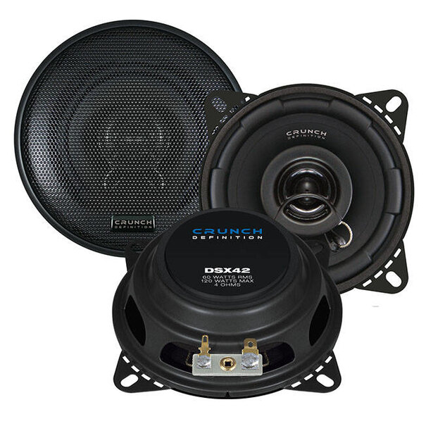 Crunch DSX42 Crunch  10 cm (4") Coaxial Speakers