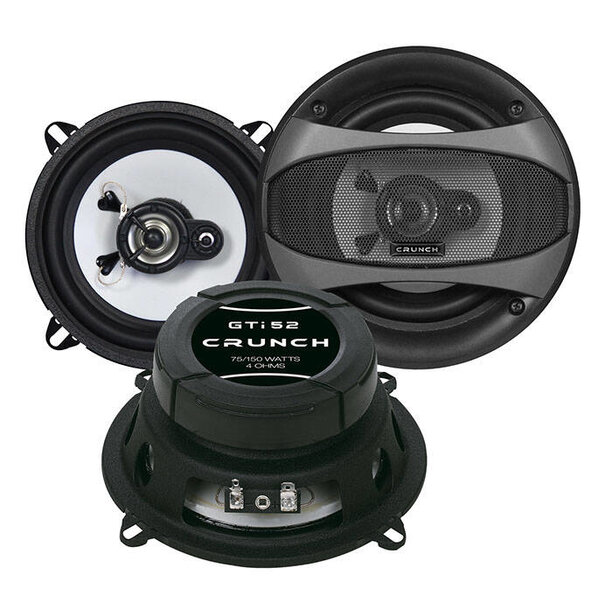 Crunch GTi52 Crunch  13 cm (5.25") Coaxial Speakers