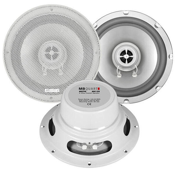 MB Quart MB QUART Marine ASC116 16,5 cm (6.5") 2-way Coaxial Speakers (pair)