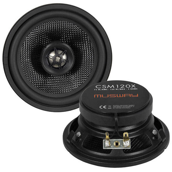 Musway Musway CSM120X 12 CM (4.7”) 2-WAY COAXIAL-SPEAKERS FOR MERCEDES-BENZ W124