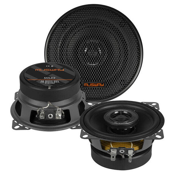 Musway Musway MS42 10 CM (4”) 2-WAY COAXIAL-SPEAKERS