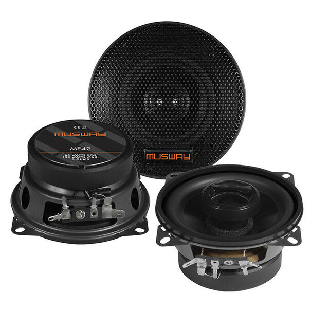 Musway Musway ME42 10 CM (4”) 2-WAY COAXIAL-SPEAKERS