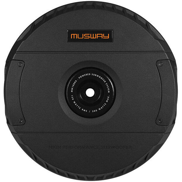 Musway Musway MW1000A  ACTIVE SUBWOOFER-SYSTEM  WITH 28 CM (11“) SUBWOOFER  FOR THE EMERGENCY WHEEL RIM BED