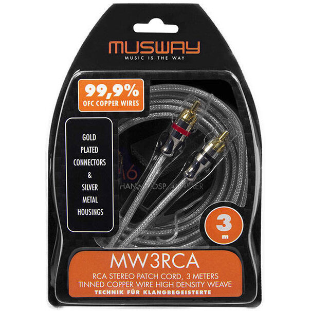 Musway MW3RCA RCA kabel 3m
