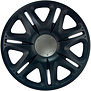 4-Delige J-Tec Wieldoppenset Nascar 13-inch zwart