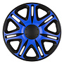 4-Delige J-Tec Wieldoppenset Nascar 13-inch zwart/blauw