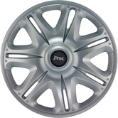 4-Delige J-Tec Wieldoppenset Nascar ST 13-inch zilver