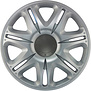 4-Delige J-Tec Wieldoppenset Nascar 14-inch zilver