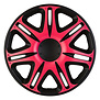 4-Delige J-Tec Wieldoppenset Nascar 16-inch zwart/roze