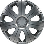 4-Delige Wieldoppenset Racing 13-inch zilver