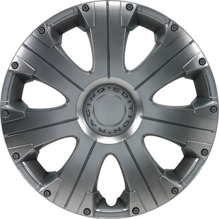 4-Delige Wieldoppenset Racing 14-inch zilver