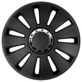 4-Delige Wieldoppenset Silverstone Pro 17-inch zwart