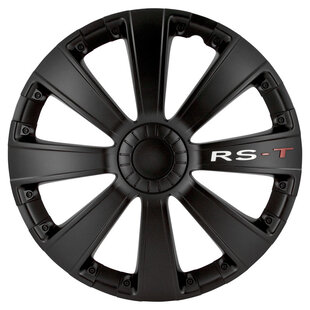 4-Delige Wieldoppenset RS-T 13-inch zwart