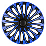 4-Delige Wieldoppenset Soho 13-inch zwart/blauw