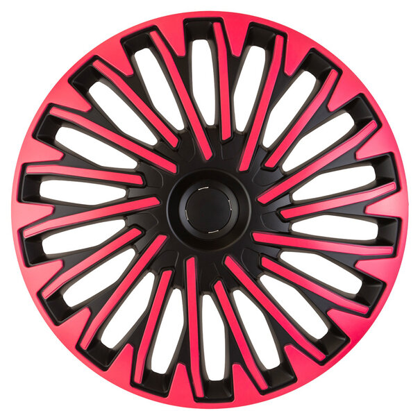 AutoStyle 4-Delige Wieldoppenset Soho 13-inch zwart/roze