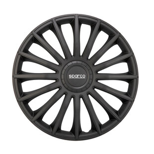 4-Delige Sparco Wieldoppenset Treviso 13-inch zwart