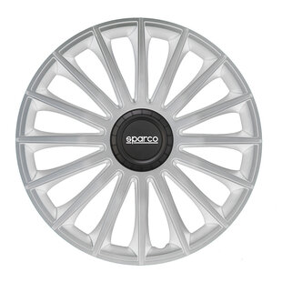 4-Delige Sparco Wieldoppenset Treviso 13-inch zilver