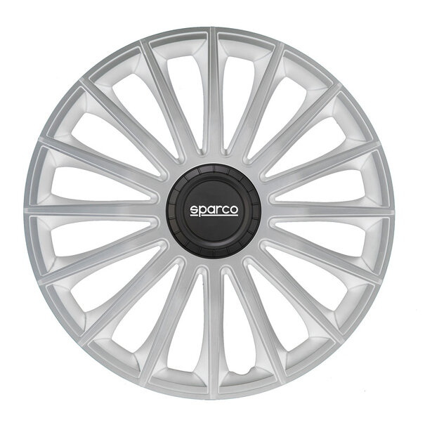 Sparco 4-Delige Sparco Wieldoppenset Treviso 13-inch zilver