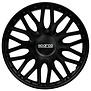 4-Delige Sparco Wieldoppenset Roma 13-inch zwart