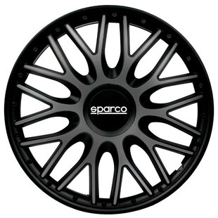 4-Delige Sparco Wieldoppenset Roma 13-inch grijs/zwart