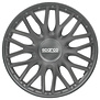 4-Delige Sparco Wieldoppenset Roma 14-inch grijs