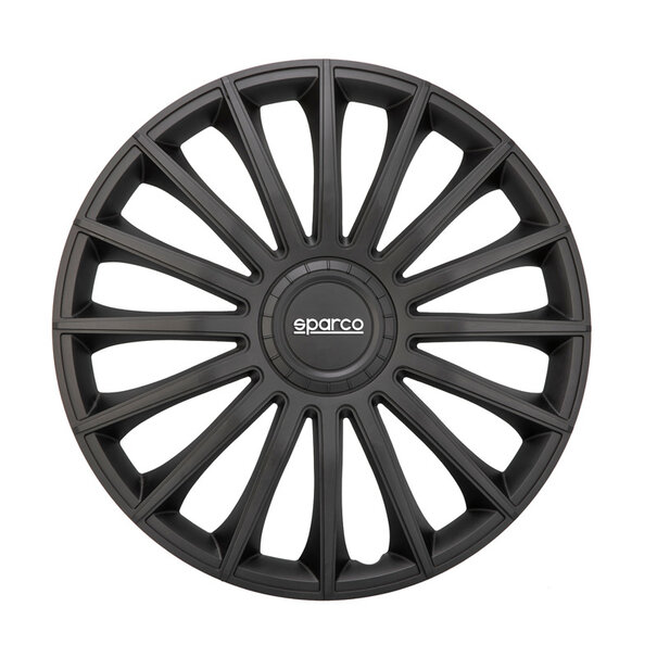 Sparco 4-Delige Sparco Wieldoppenset Treviso 15-inch zwart