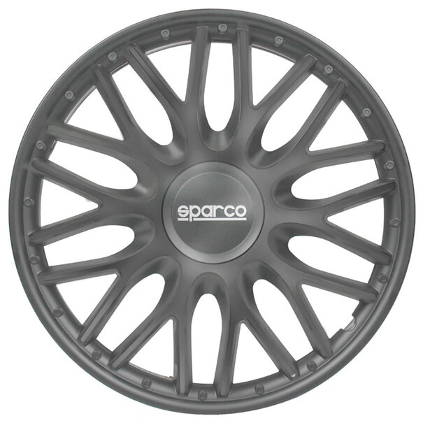 Sparco 4-Delige Sparco Wieldoppenset Roma 15-inch grijs