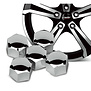 Simoni Racing Wielmoerkapjes - 19mm - Chroom - Set à 20 stuks