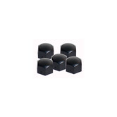 Simoni Racing Wielmoerkapjes - 17mm - Zwart - Set à 20 stuks