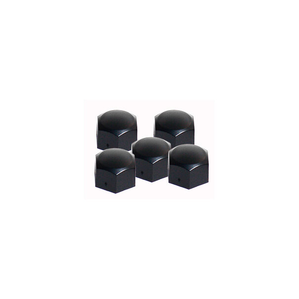 Simoni Racing Simoni Racing Wielmoerkapjes - 17mm - Zwart - Set à 20 stuks