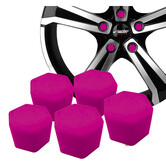 Simoni Racing Wielmoerkapjes Soft Sil - 19mm - Roze - Set à 20 stuks