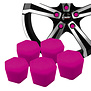 Simoni Racing Wielmoerkapjes Soft Sil - 19mm - Roze - Set à 20 stuks