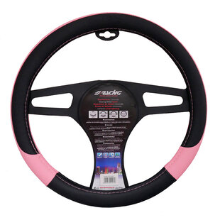 Simoni Racing Stuurwielhoes Pink Lady - 37-39cm - Zwart/Roze